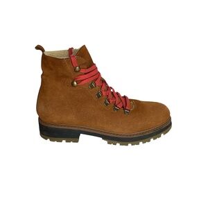 AVELLINI HIKING SUEDE SHEARLING LINED BOOTS 39